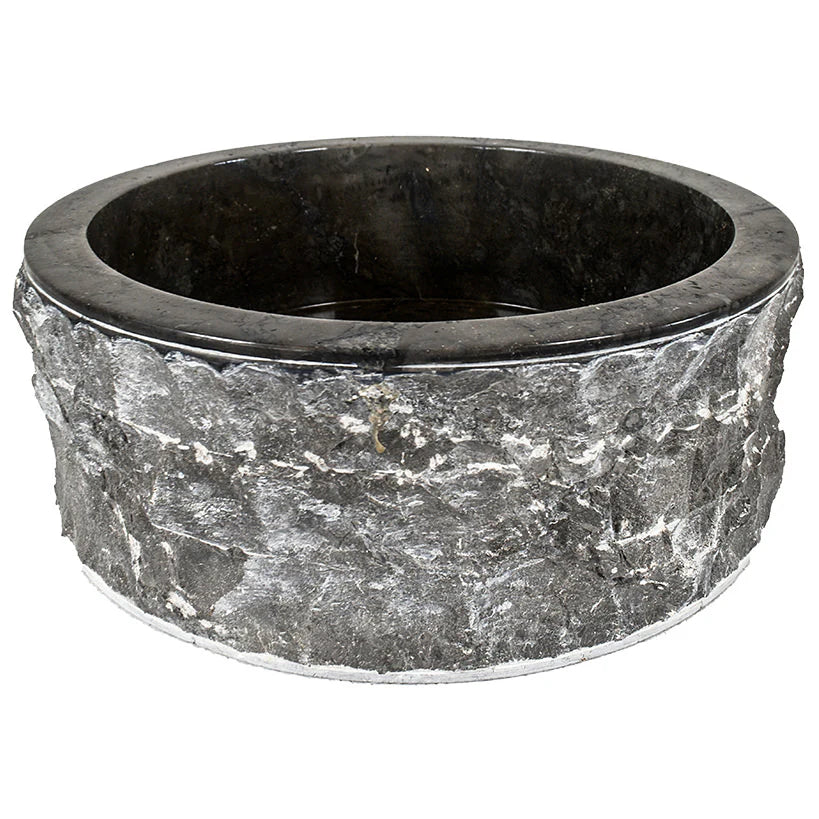 Мраморна мивка Nero - 40 см