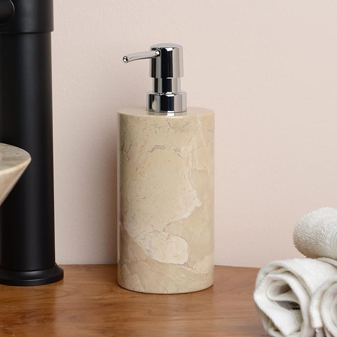 Мраморен дозатор Cream