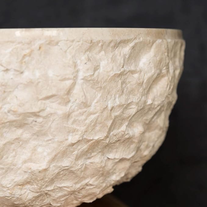 Мраморна мивка Cream - 40 см