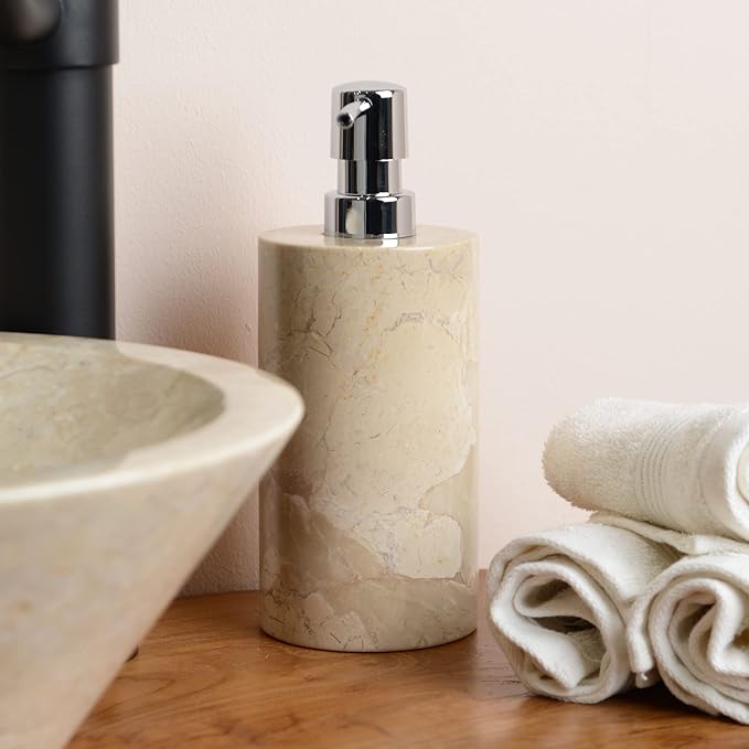 Мраморен дозатор Cream