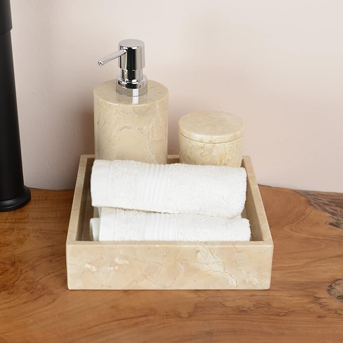 Мраморен дозатор Cream